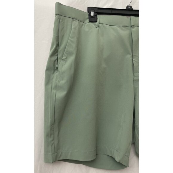 Maelreg Performance Proflex Men's Shorts Light Green Size 42x7 UPF-30+ Stretch - Picture 2 of 12
